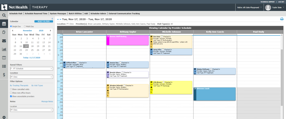 screenshot of Net Health